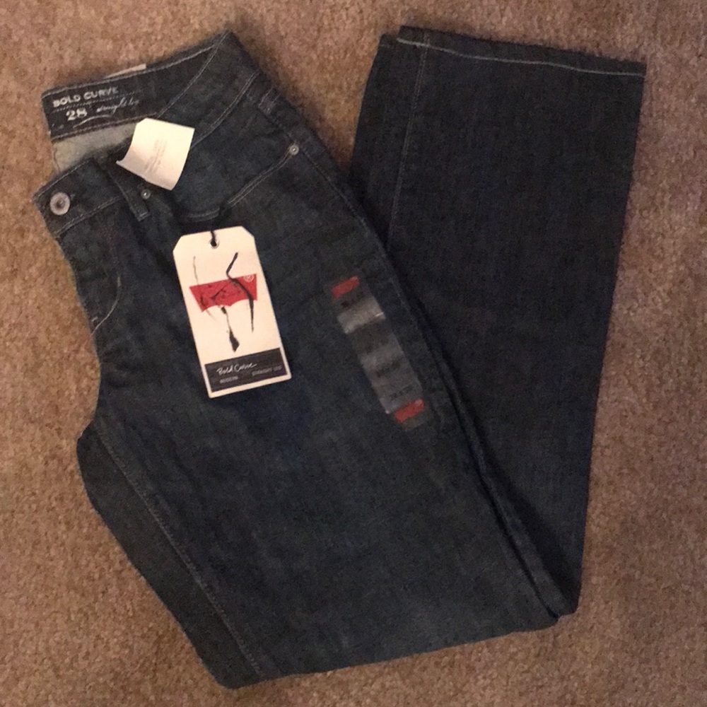 Levi bold curve straight leg jeans